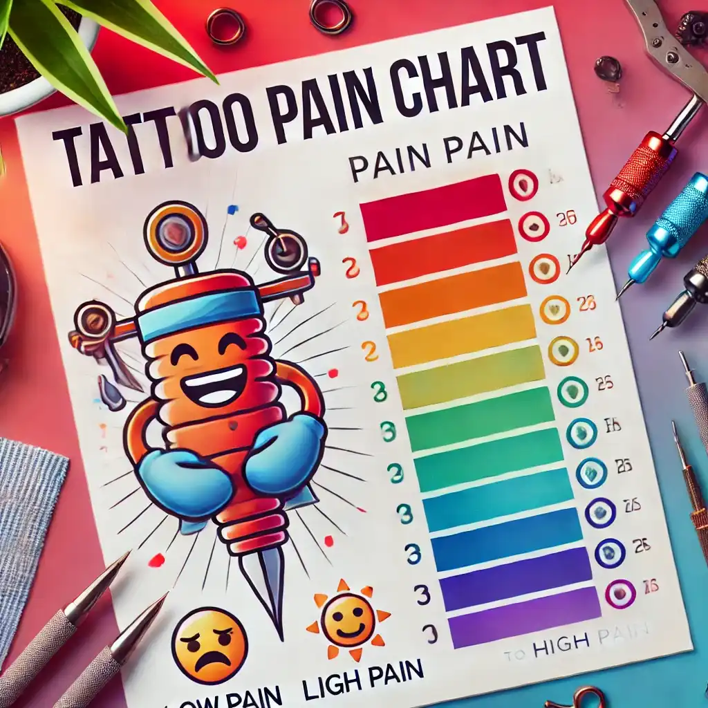 Tattoo Pain Chart: Understanding the Pain Levels of Different Areas